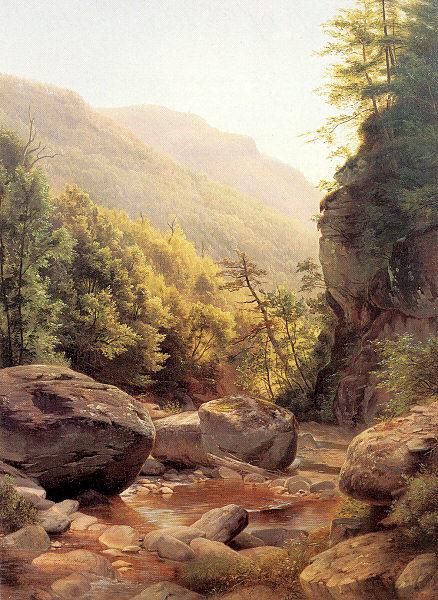 Peale, Harriet Cany View in the Kaaterskill Cove China oil painting art